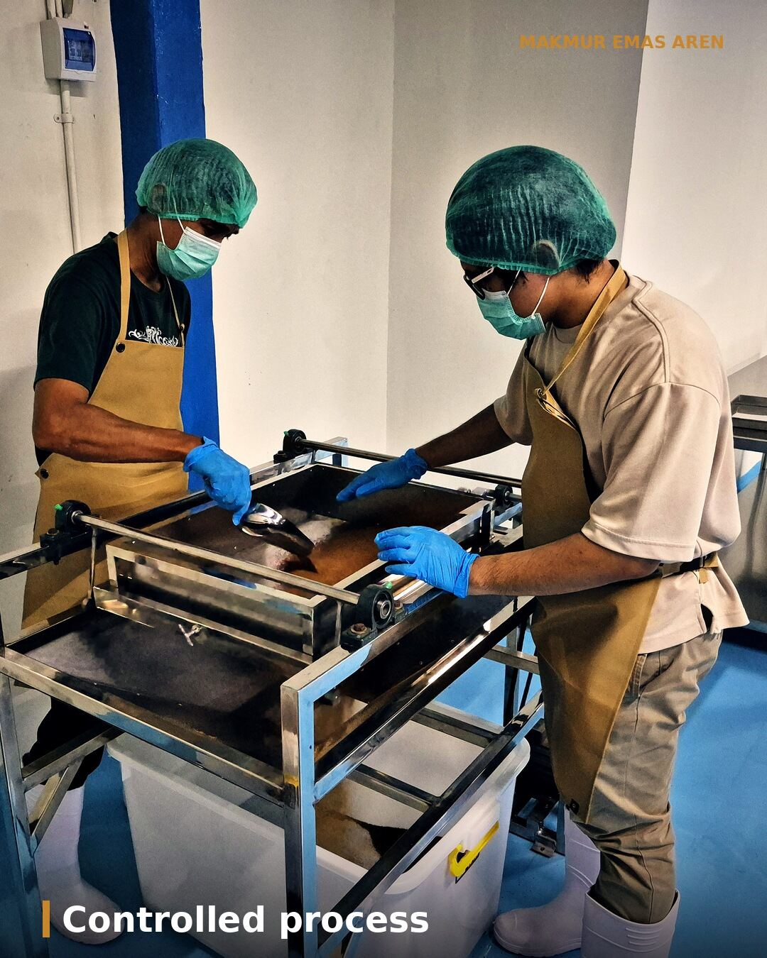 Operators controlling the sieving process